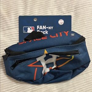Astros | baseball fanny pack and Orange Socks